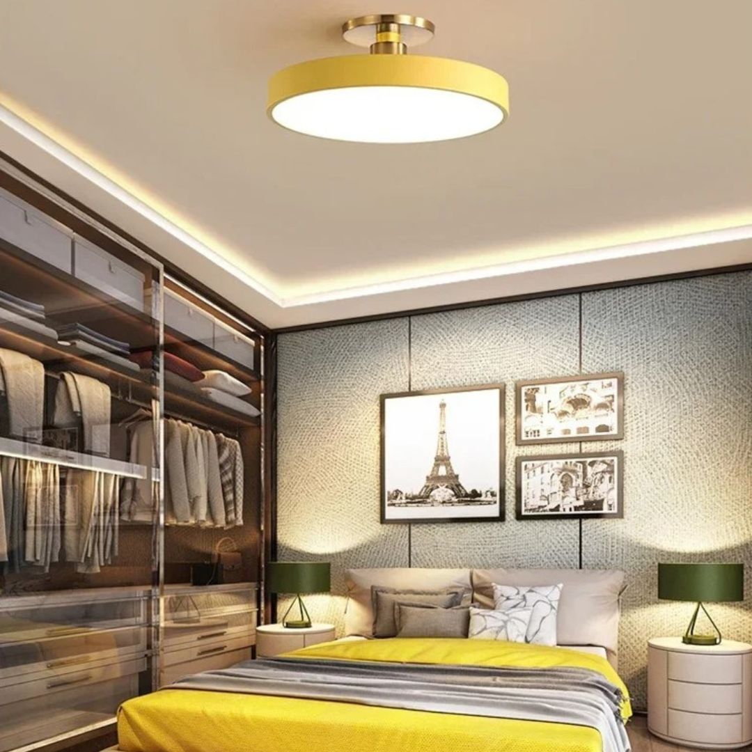 Round Surface-Mounted LED Light – Nordic Model
