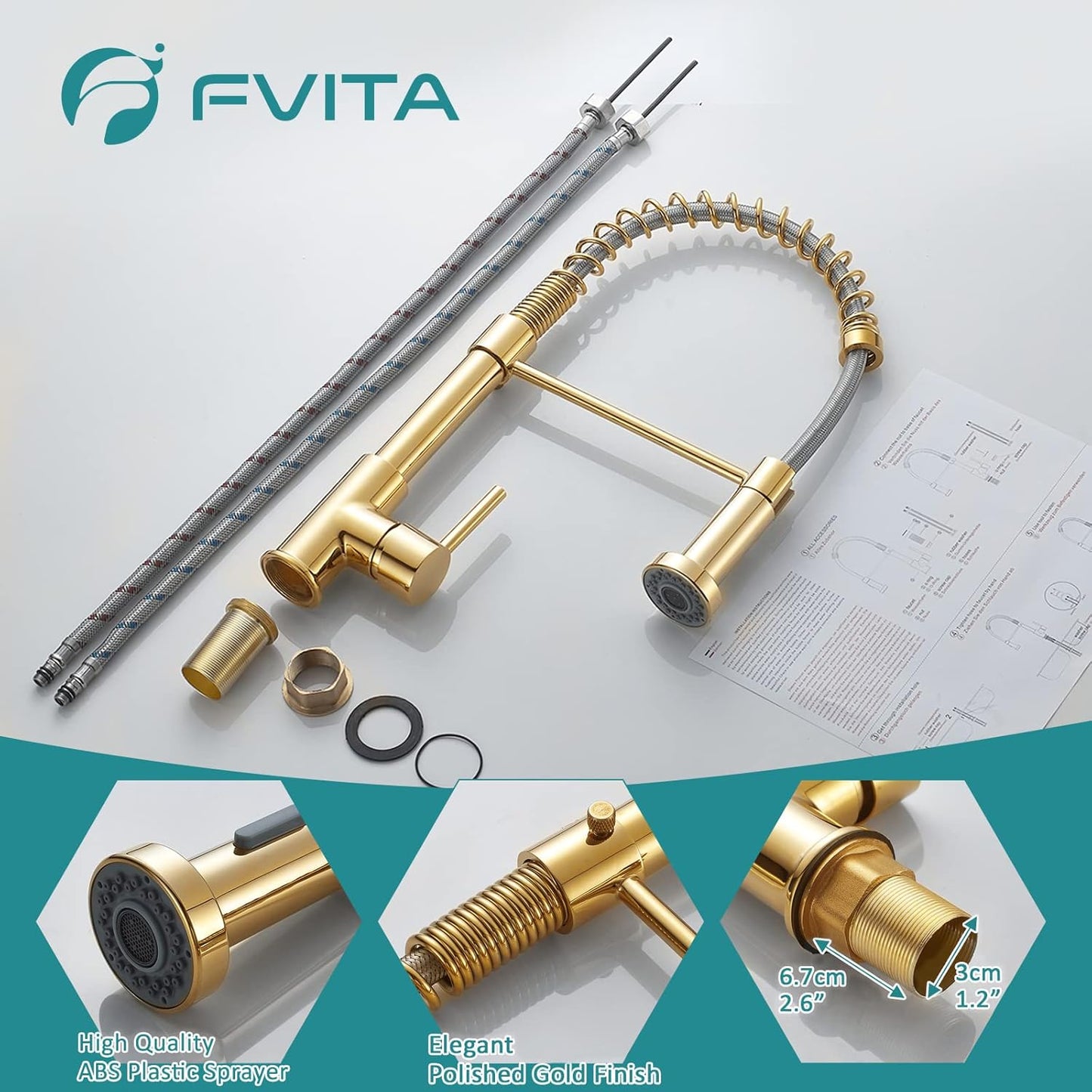 Vega Articulated Luxury Kitchen Tap