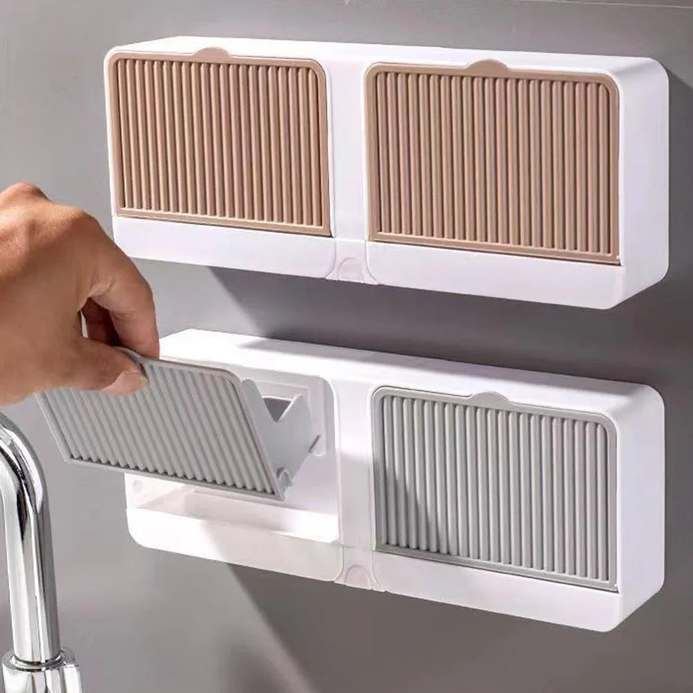 Double Soap Dish Wall Mount – Adhesive Fixing