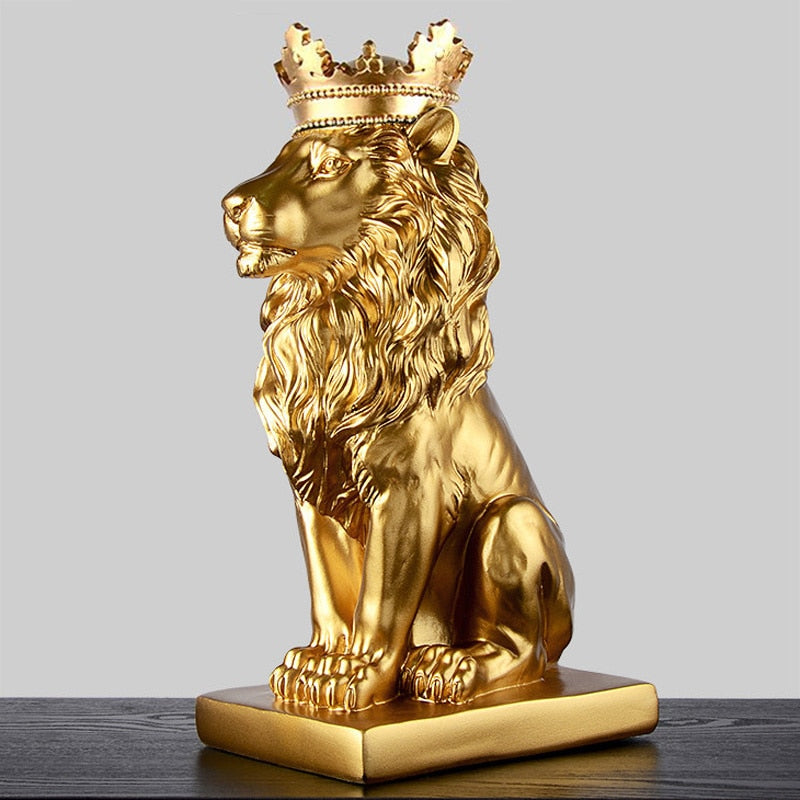 estatueta leão, estatuetas, decoração para casa, estatueta decorativa, estatueta, decoração de sala, decoração de interiores, estatuetas para decoração,