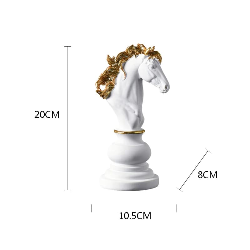 estatueta, estatueta decorativa, estatueta em resina, estatuetas decorativas modernas, Decoração de Mesa de Resina, Decoração de Mesa, Estátua Peças de Xadrez, Estatueta Decorativa Para Mesa Peças de Xadrez em Resina,