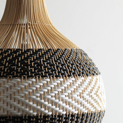  luminária pendente rustica, luminaria pendente, pendente, Luminária Pendente Rattan, luminaria de bambu,